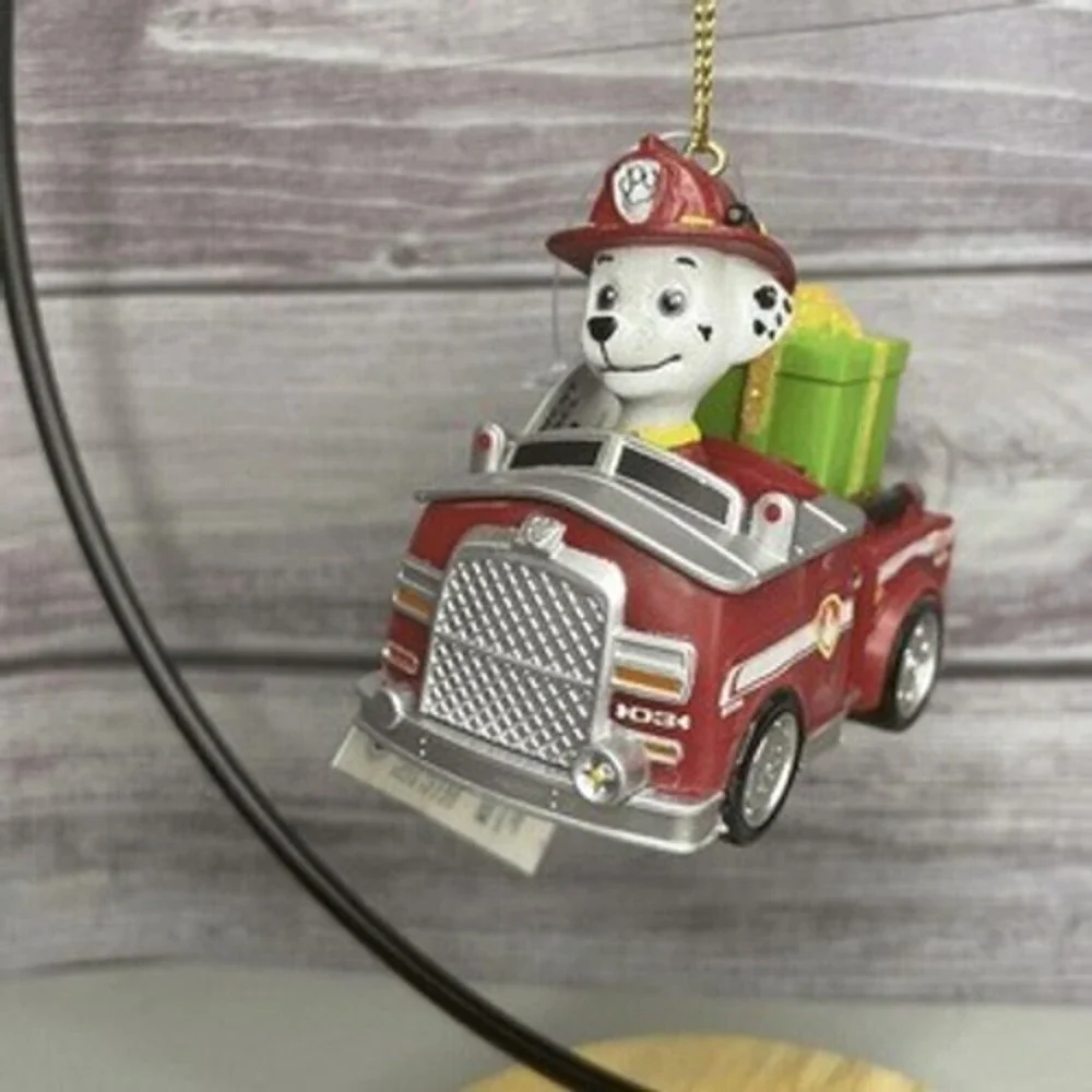 Kurt Adler Paw Patrol Marshall Fire‎ Truck Christmas Ornament Nickelodeon New